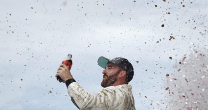 DAYTONA BEACH, FLORIDA - AUGUST 28: Austin Dillon, driver of the #3 BREZTRI Chevrolet, celebrates in victory lane after winning the NASCAR Cup Series Coke Zero Sugar 400 at Daytona International Speedway on August 28, 2022 in Daytona Beach, Florida. (Photo by Chris Graythen/Getty Images) | Getty Images