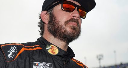 DAYTONA BEACH, FLORIDA - AUGUST 28: Martin Truex Jr., driver of the #19 Bass Pro Shops Toyota, looks on after the NASCAR Cup Series Coke Zero Sugar 400 at Daytona International Speedway on August 28, 2022 in Daytona Beach, Florida. (Photo by Chris Graythen/Getty Images) | Getty Images
