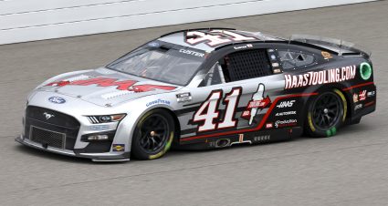 BROOKLYN, MICHIGAN - AUGUST 07: Cole Custer, driver of the #41 HaasTooling.com Ford, drives during the NASCAR Cup Series FireKeepers Casino 400 at Michigan International Speedway on August 07, 2022 in Brooklyn, Michigan. (Photo by Sean Gardner/Getty Images) | Getty Images