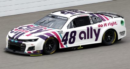 Alex Bowman’s 2022 #48 Ally Chevrolet paint scheme.