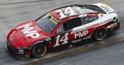 BRISTOL, TENNESSEE - SEPTEMBER 16: Chase Briscoe, driver of the #14 Magical Vacation Planner Ford, drives during qualifying for the NASCAR Cup Series Bass Pro Shops Night Race at Bristol Motor Speedway on September 16, 2022 in Bristol, Tennessee. (Photo by Sean Gardner/Getty Images) | Getty Images