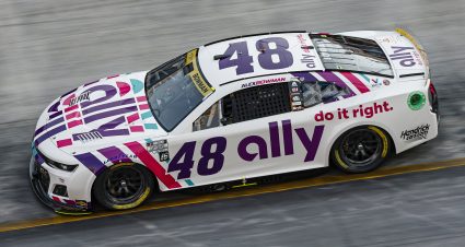BRISTOL, TENNESSEE - SEPTEMBER 16: Alex Bowman, driver of the #48 Ally Chevrolet, drives during qualifying for the NASCAR Cup Series Bass Pro Shops Night Race at Bristol Motor Speedway on September 16, 2022 in Bristol, Tennessee. (Photo by Sean Gardner/Getty Images) | Getty Images