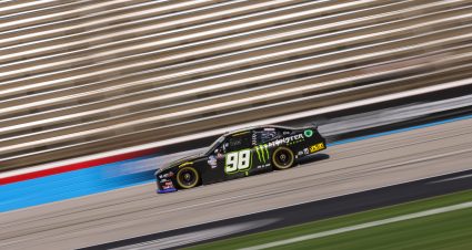Riley Herbst’s 2022 #98 Monster Energy Ford paint scheme.