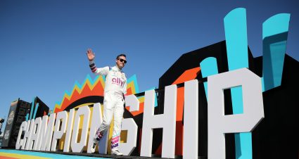 AVONDALE, ARIZONA - NOVEMBER 06: Alex Bowman, driver of the #48 Ally Chevrolet, walks onstage during driver intros prior to  the NASCAR Cup Series Championship at Phoenix Raceway on November 06, 2022 in Avondale, Arizona. (Photo by Meg Oliphant/Getty Images) | Getty Images