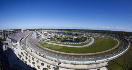 HOMESTEAD, FLORIDA - OCTOBER 23: A general view of racing during the NASCAR Cup Series Dixie Vodka 400 at Homestead-Miami Speedway on October 23, 2022 in Homestead, Florida. (Photo by Jared East/Getty Images) | Getty Images