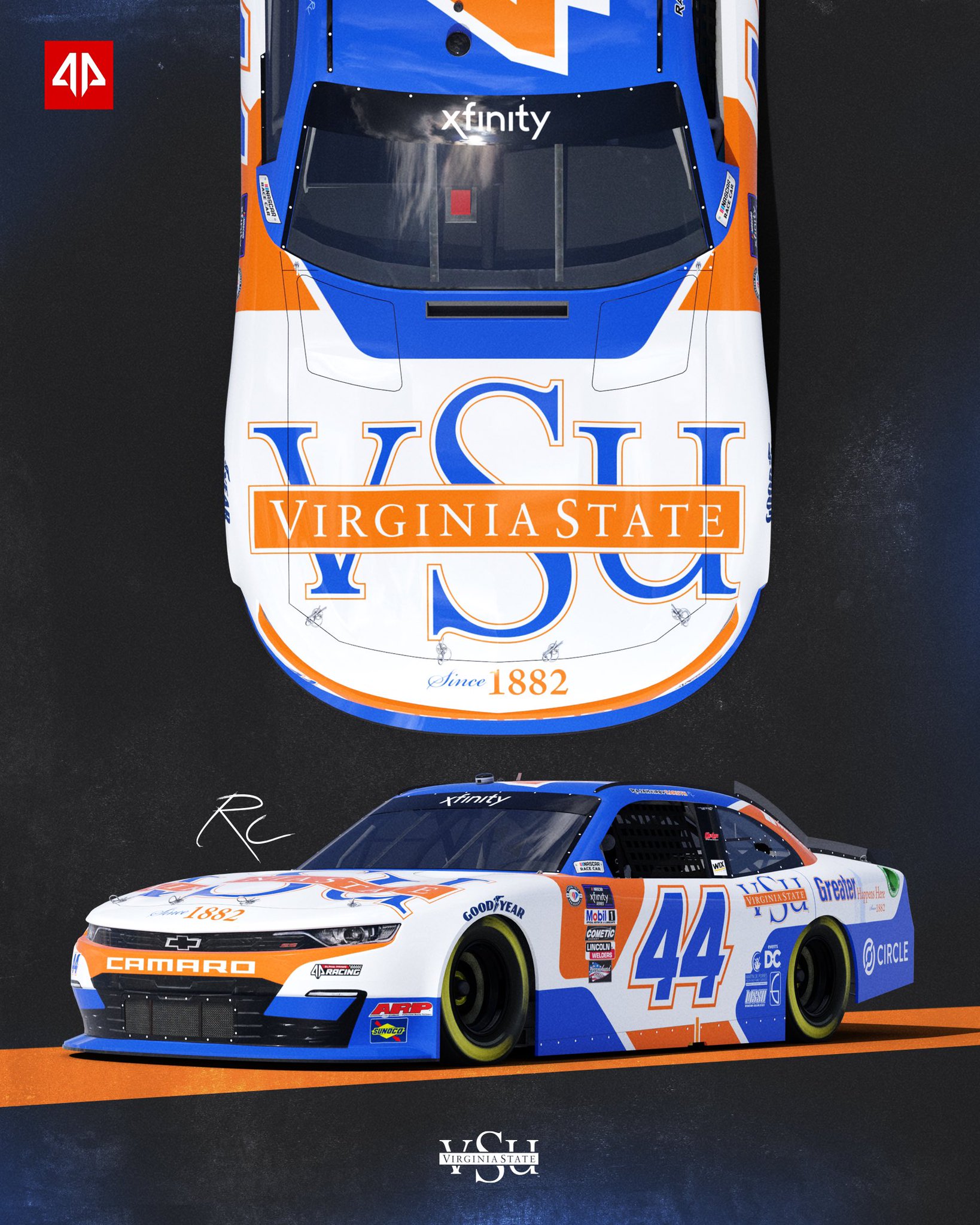 Rajah Caruth Martinsville Scheme