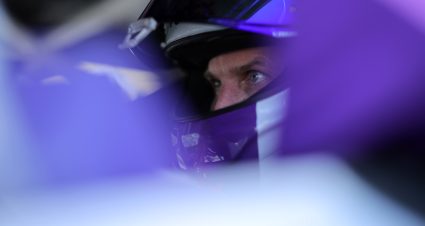 MARTINSVILLE, VIRGINIA - OCTOBER 28: Denny Hamlin, driver of the #11 FedEx Toyota, sits in his car during qualifying for the NASCAR Cup Series Xfinity 500 at Martinsville Speedway on October 28, 2023 in Martinsville, Virginia. (Photo by Jonathan Bachman/Getty Images) | Getty Images