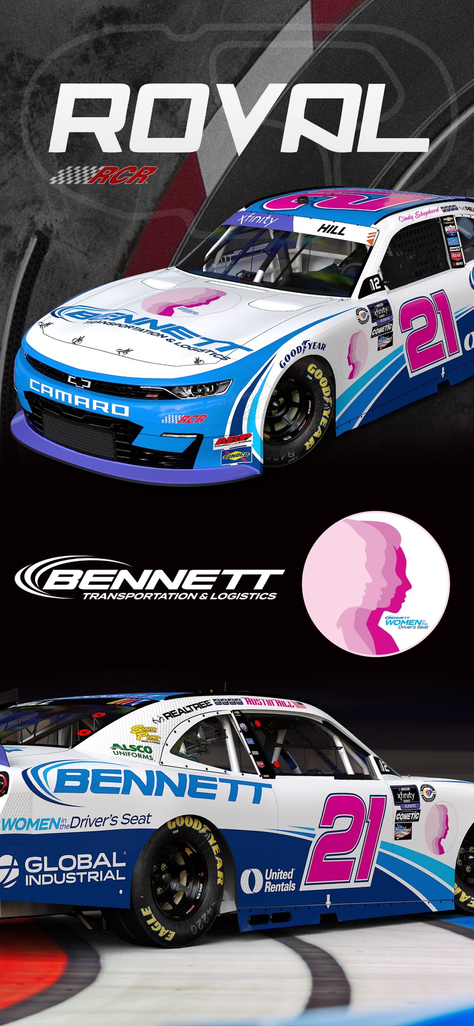 Austin Hill Charlotte Roval Scheme
