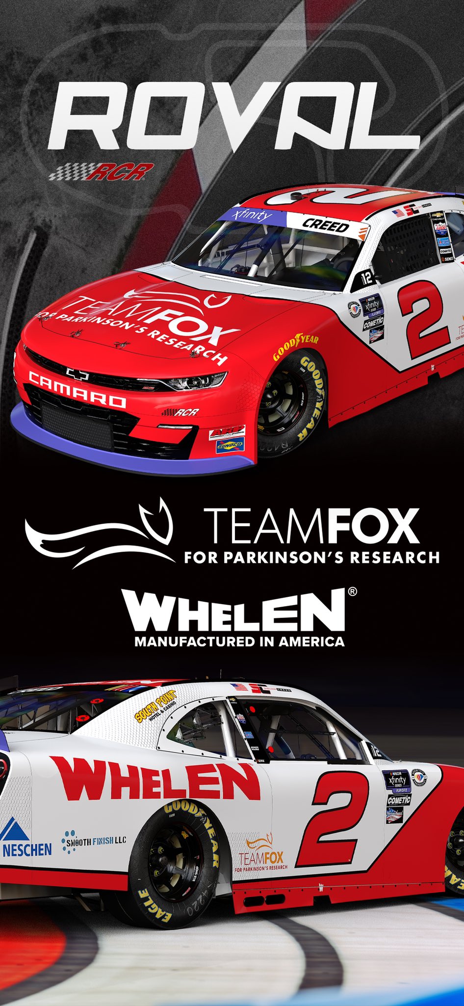 Sheldon Creed Charlotte Roval Scheme