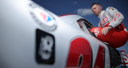 MARTINSVILLE, VIRGINIA - OCTOBER 28: William Byron, driver of the #24 PODS Chevrolet, enters his car during qualifying for the NASCAR Cup Series Xfinity 500 at Martinsville Speedway on October 28, 2023 in Martinsville, Virginia. (Photo by Jonathan Bachman/Getty Images) | Getty Images