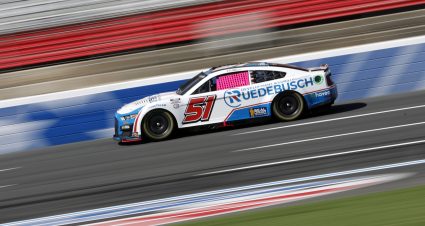 Todd Gilliland’s 2023 #51 Ruedebusch Development & Construction Ford paint scheme.