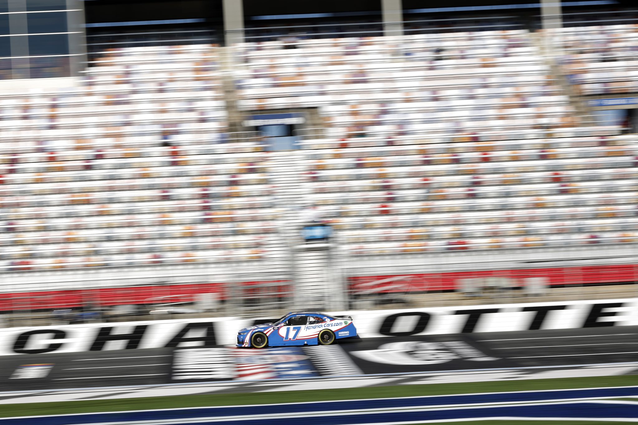 CONCORD, NORTH CAROLINA - OCTOBER 07: Boris Said, driver of the #17 HendrickCars.com Chevrolet, drives during practice for the NASCAR Xfinity Series Drive for the Cure 250 presented by BCBS at Charlotte Motor Speedway on October 07, 2023 in Concord, North Carolina. (Photo by James Gilbert/Getty Images) | Getty Images