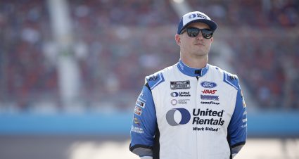 AVONDALE, ARIZONA - NOVEMBER 04: Ryan Preece, driver of the #41 United Rentals Ford, waits on the grid during qualifying for the NASCAR Cup Series Championship at Phoenix Raceway on November 04, 2023 in Avondale, Arizona. (Photo by James Gilbert/Getty Images) | Getty Images