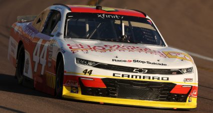 AVONDALE, ARIZONA - NOVEMBER 03: Daniel Dye, driver of the #44 Champion Container Chevrolet, drives during qualifying for the NASCAR Craftsman Truck Series Craftsman 150 at Phoenix Raceway on November 03, 2023 in Avondale, Arizona. (Photo by Christian Petersen/Getty Images) | Getty Images