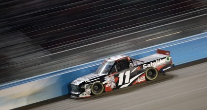 AVONDALE, ARIZONA - NOVEMBER 03: Corey Heim, driver of the #11 Safelite Toyota, drives during the NASCAR Craftsman Truck Series Craftsman 150 at Phoenix Raceway on November 03, 2023 in Avondale, Arizona. (Photo by James Gilbert/Getty Images) | Getty Images