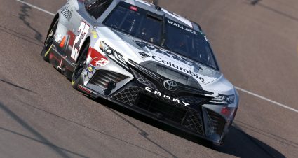 AVONDALE, ARIZONA - NOVEMBER 04: Bubba Wallace, driver of the #23 Columbia Sportswear Company Toyota, drives during qualifying for the NASCAR Cup Series Championship at Phoenix Raceway on November 04, 2023 in Avondale, Arizona. (Photo by Christian Petersen/Getty Images) | Getty Images