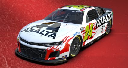 William Byron’s 2024 #24 Axalta Chevrolet paint scheme.