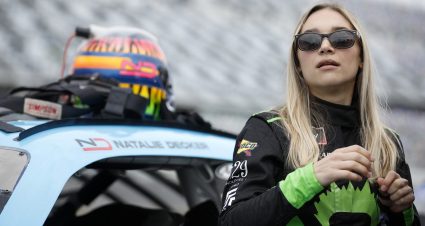 DAYTONA BEACH, FLORIDA - FEBRUARY 19: Natalie Decker, driver of the #33 Nerd Focus Toyota, waits on the grid during qualifying for the NASCAR Xfinity Series Beef. It's What's For Dinner. 300 at Daytona International Speedway on February 19, 2022 in Daytona Beach, Florida. (Photo by Chris Graythen/Getty Images) | Getty Images