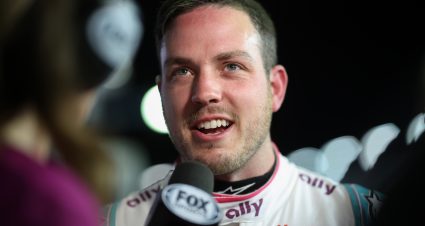 DAYTONA BEACH, FLORIDA - FEBRUARY 15: Alex Bowman, driver of the #48 Ally Chevrolet, speaks to the media during qualifying for the Busch Light Pole at Daytona International Speedway on February 15, 2023 in Daytona Beach, Florida. (Photo by James Gilbert/Getty Images) | Getty Images