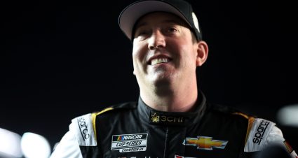DAYTONA BEACH, FLORIDA - FEBRUARY 15: Kyle Busch, driver of the #8 3CHI Chevrolet, looks on during qualifying for the Busch Light Pole at Daytona International Speedway on February 15, 2023 in Daytona Beach, Florida. (Photo by James Gilbert/Getty Images) | Getty Images