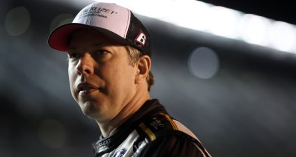 DAYTONA BEACH, FLORIDA - FEBRUARY 15: Brad Keselowski, driver of the #6 Nexlizet Ford, looks on during qualifying for the Busch Light Pole at Daytona International Speedway on February 15, 2023 in Daytona Beach, Florida. (Photo by James Gilbert/Getty Images) | Getty Images