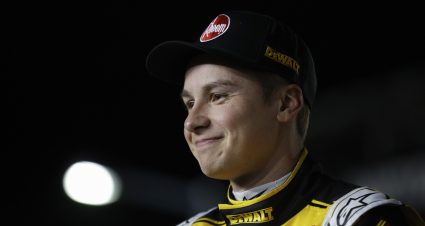 DAYTONA BEACH, FLORIDA - FEBRUARY 15: Christopher Bell, driver of the #20 DeWalt/Rheem Toyota, looks on during qualifying for the Busch Light Pole at Daytona International Speedway on February 15, 2023 in Daytona Beach, Florida. (Photo by Sean Gardner/Getty Images) | Getty Images