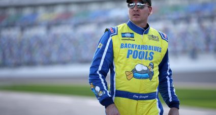 DAYTONA BEACH, FLORIDA - FEBRUARY 17: Clay Greenfield, driver of the #84 Toyota, walks the grid during practice for the NASCAR Xfinity Series Beef. It's What's For Dinner. 300 at Daytona International Speedway on February 17, 2023 in Daytona Beach, Florida. (Photo by James Gilbert/Getty Images) | Getty Images