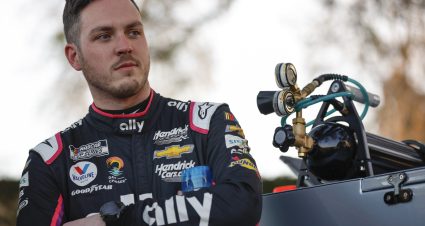 LOS ANGELES, CALIFORNIA - FEBRUARY 04: Alex Bowman, driver of the #48 Ally Chevrolet, looks on during qualifying for the NASCAR Clash at the Coliseum at Los Angeles Coliseum on February 04, 2023 in Los Angeles, California. (Photo by Jared C. Tilton/Getty Images) | Getty Images