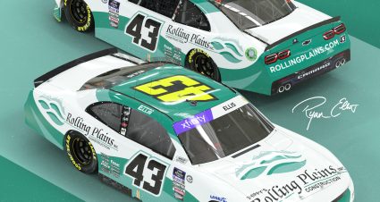 2023 NASCAR Xfinity Series #43 Ryan Ellis Shippy’s Rolling Plains Construction Chevrolet paint scheme at Phoenix