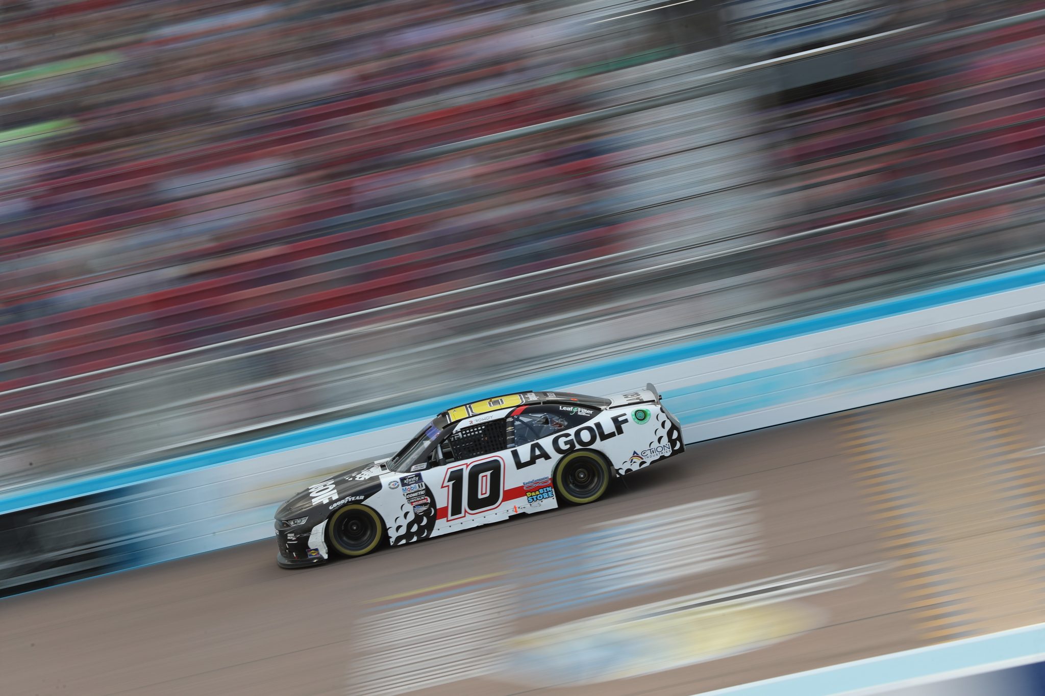 AVONDALE, ARIZONA - MARCH 11: Kyle Busch, driver of the #10 LA Golf Chevrolet, drives during the NASCAR Xfinity Series United Rentals 200 at Phoenix Raceway on March 11, 2023 in Avondale, Arizona. (Photo by Meg Oliphant/Getty Images) | Getty Images