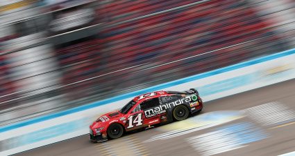 AVONDALE, ARIZONA - MARCH 10: Chase Briscoe, driver of the #14 Mahindra Tractors Ford, drives during practice for the NASCAR Cup Series United Rentals Work United 500 at Phoenix Raceway on March 10, 2023 in Avondale, Arizona. (Photo by Meg Oliphant/Getty Images) | Getty Images