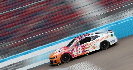 AVONDALE, ARIZONA - MARCH 10: Alex Bowman, driver of the #48 Ally Best Friends Chevrolet, drives during practice for the NASCAR Cup Series United Rentals Work United 500 at Phoenix Raceway on March 10, 2023 in Avondale, Arizona. (Photo by Meg Oliphant/Getty Images) | Getty Images