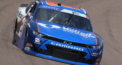 AVONDALE, ARIZONA - MARCH 11: Austin Hill, driver of the #21 United Rentals Chevrolet, drives during qualifying for the NASCAR Xfinity Series United Rentals 200 at Phoenix Raceway on March 11, 2023 in Avondale, Arizona. (Photo by Meg Oliphant/Getty Images) | Getty Images