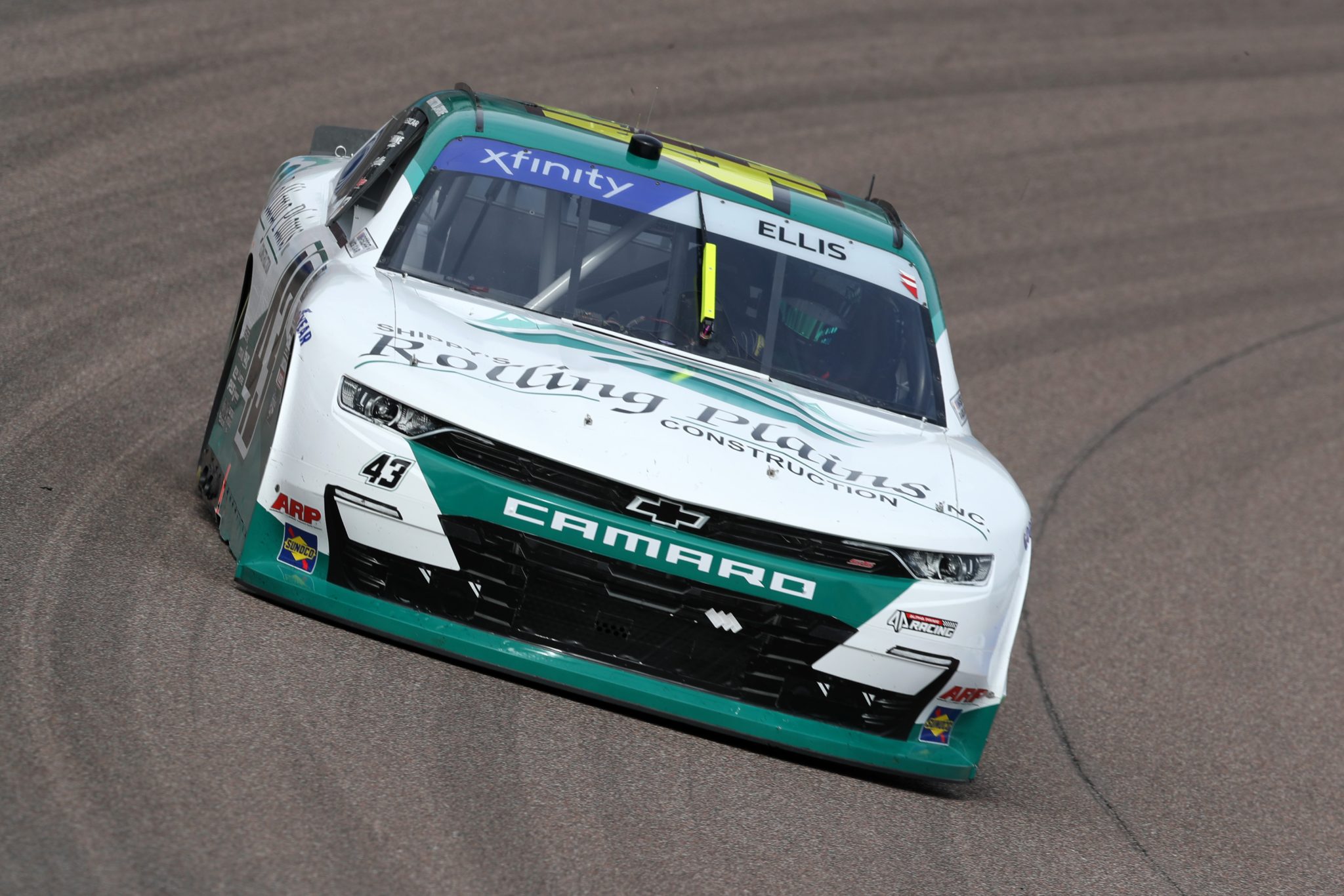 AVONDALE, ARIZONA - MARCH 11: Ryan Ellis, driver of the #43 Rolling Plains Construction Chevrolet, drives during qualifying for the NASCAR Xfinity Series United Rentals 200 at Phoenix Raceway on March 11, 2023 in Avondale, Arizona. (Photo by Meg Oliphant/Getty Images) | Getty Images