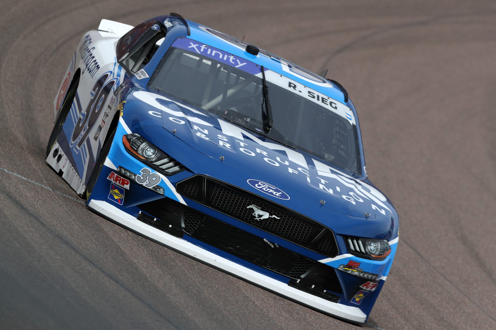 AVONDALE, ARIZONA - MARCH 11: Ryan Sieg, driver of the #39 CMRroofing.com Ford, drives during qualifying for the NASCAR Xfinity Series United Rentals 200 at Phoenix Raceway on March 11, 2023 in Avondale, Arizona. (Photo by Meg Oliphant/Getty Images) | Getty Images