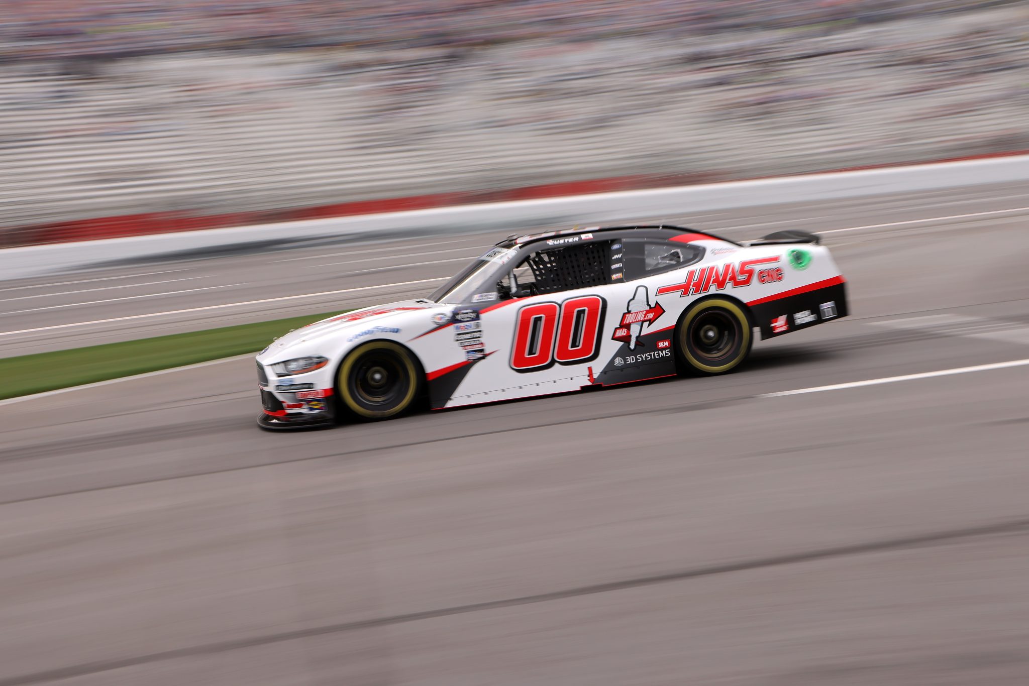 HAMPTON, GEORGIA - MARCH 18: Cole Custer, driver of the #00 Haas Automation Ford, drives during the NASCAR Xfinity Series RAPTOR 250 at Atlanta Motor Speedway on March 18, 2023 in Hampton, Georgia. (Photo by Jonathan Bachman/Getty Images) | Getty Images