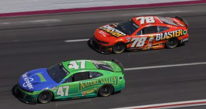 Ricky Stenhouse Jr.’s 2023 #47 Kroger/Nature Valley Chevrolet paint scheme.