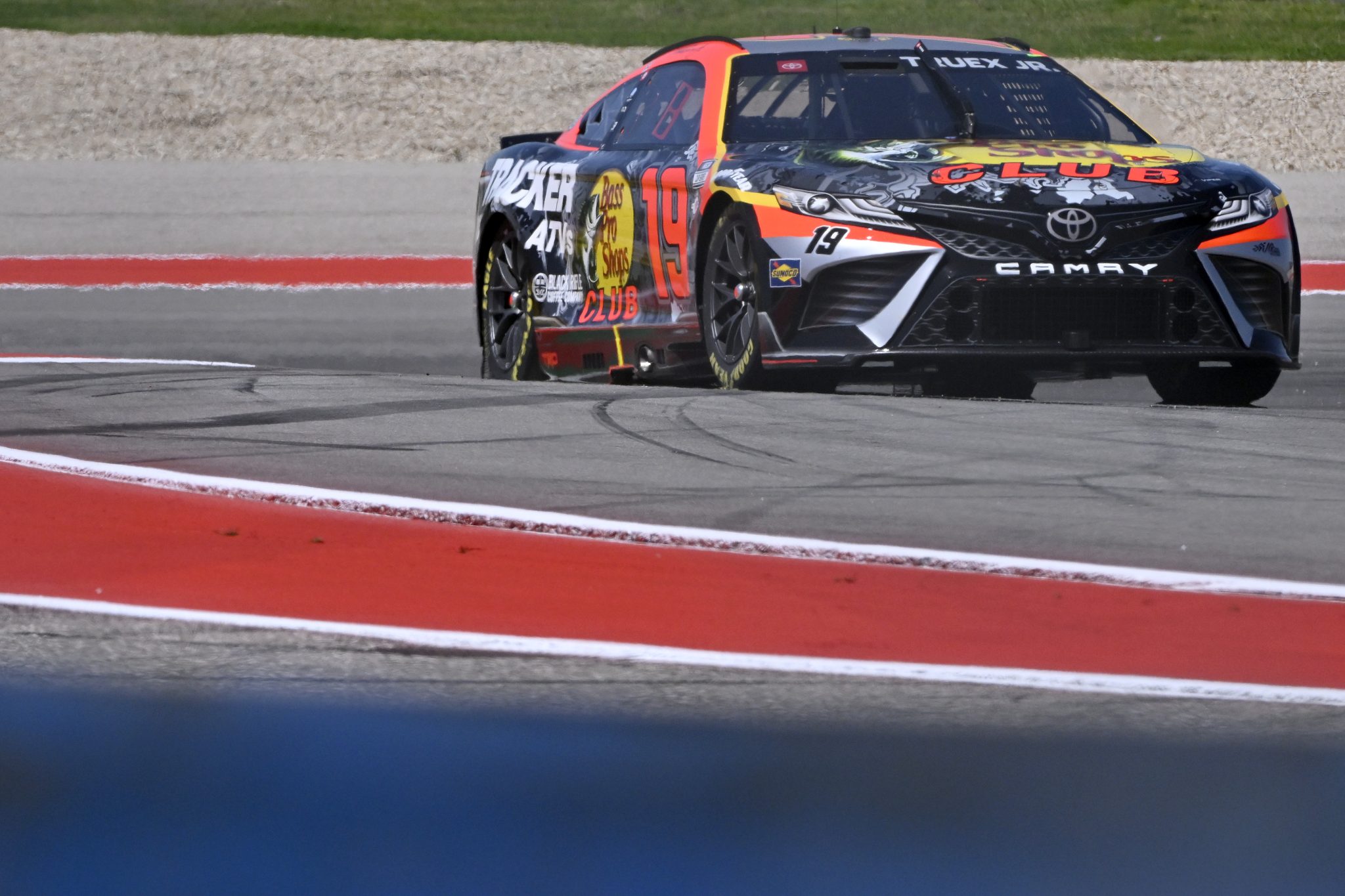 AUSTIN, TEXAS - MARCH 24: Martin Truex Jr., driver of the #19 Bass Pro Shops Toyota, drives during practice for the NASCAR Cup Series EchoPark Automotive Grand Prix at Circuit of The Americas on March 24, 2023 in Austin, Texas. (Photo by Logan Riely/Getty Images) | Getty Images