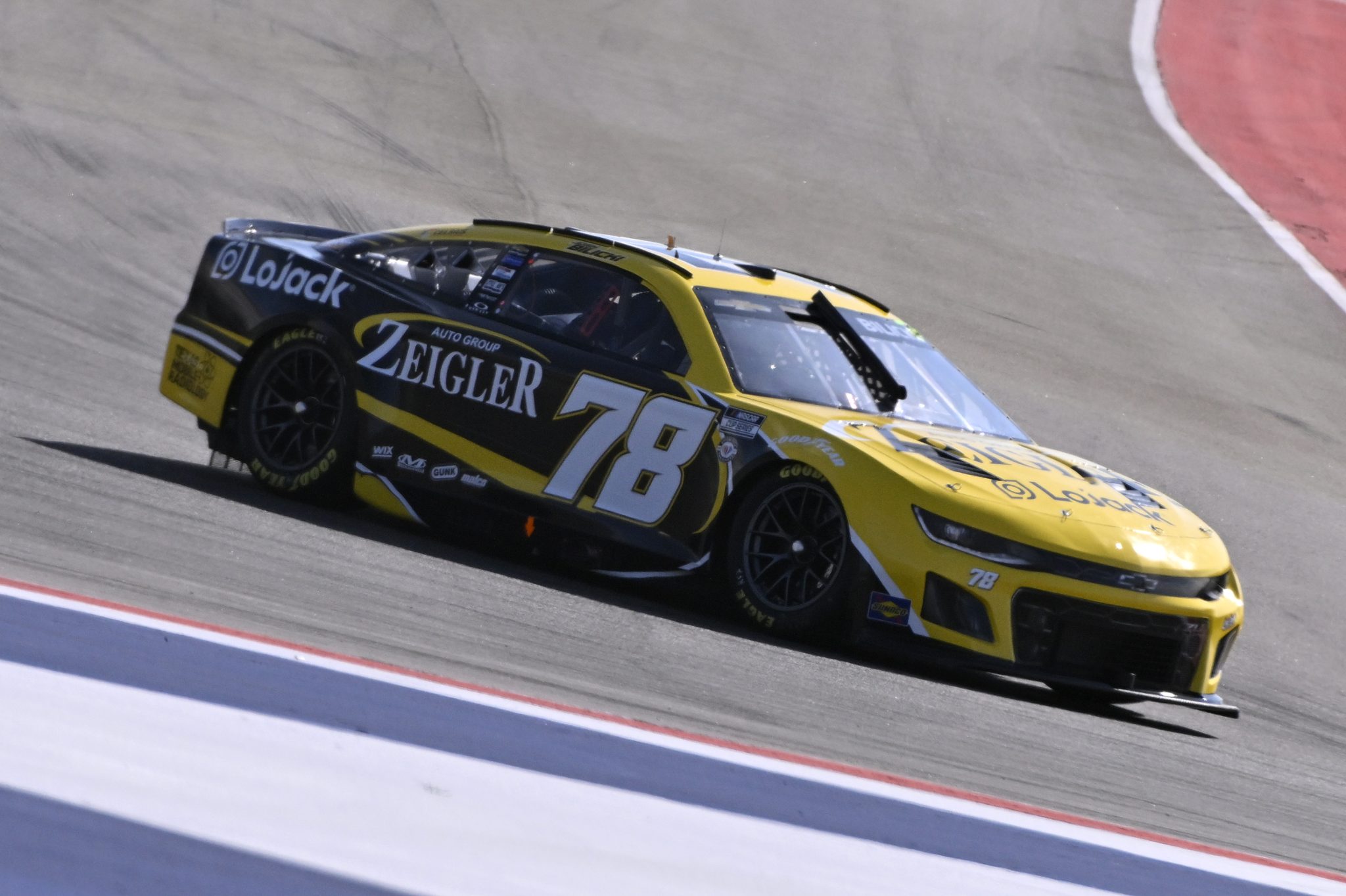 AUSTIN, TEXAS - MARCH 25: Josh Bilicki, driver of the #78 Zeigler Auto Group Chevrolet, drives during qualifying for the NASCAR Cup Series EchoPark Automotive Grand Prix at Circuit of The Americas on March 25, 2023 in Austin, Texas. (Photo by Logan Riely/Getty Images) | Getty Images