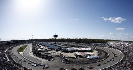 RICHMOND, VIRGINIA - APRIL 03: A general view of of racing during the NASCAR Cup Series Toyota Owners 400 at Richmond Raceway on April 03, 2022 in Richmond, Virginia. (Photo by Jared C. Tilton/Getty Images) | Getty Images