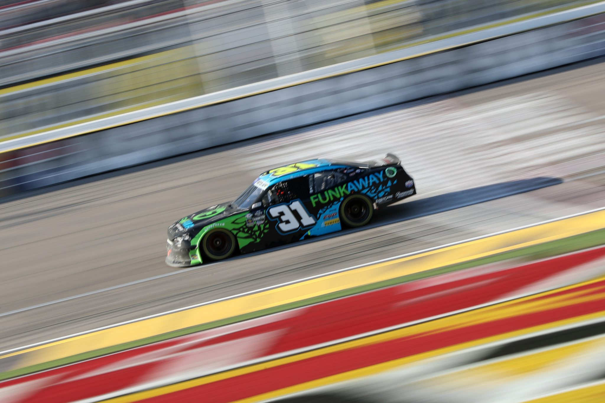 LAS VEGAS, NEVADA - MARCH 04: Parker Retzlaff, driver of the #31 FUNKAWAY Chevrolet, drives during the NASCAR Xfinity Series Alsco Uniforms 300 at Las Vegas Motor Speedway on March 04, 2023 in Las Vegas, Nevada. (Photo by Meg Oliphant/Getty Images) | Getty Images