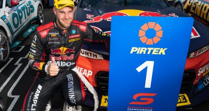 NEWCASTLE, AUSTRALIA - MARCH 12: (EDITORS NOTE: A polarizing filter was used for this image.) Shane van Gisbergen driver of the #97 Red Bull Ampol Chevrolet Camaro during race 2, part of the 2023 Supercars Championship Series at  on March 12, 2023 in Newcastle, Australia. (Photo by Daniel Kalisz/Getty Images) | Getty Images