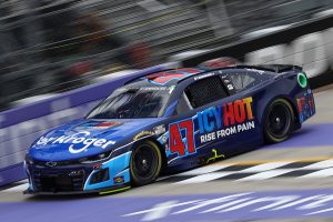 DOVER, DELAWARE - APRIL 29: Ricky Stenhouse Jr., driver of the #47 Kroger/Icy Hot Pro Chevrolet, drives during practice for the NASCAR Cup Series Würth 400 at Dover International Speedway on April 29, 2023 in Dover, Delaware. (Photo by Tim Nwachukwu/Getty Images) | Getty Images