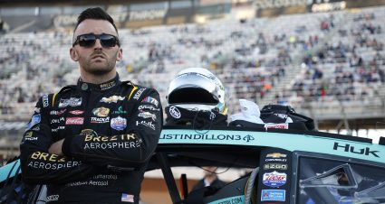 BRISTOL, TENNESSEE - APRIL 09: Austin Dillon, driver of the #3 BREZTRI Chevrolet, waits on the grid prior to the NASCAR Cup Series Food City Dirt Race at Bristol Motor Speedway on April 09, 2023 in Bristol, Tennessee. (Photo by Jared C. Tilton/Getty Images) | Getty Images