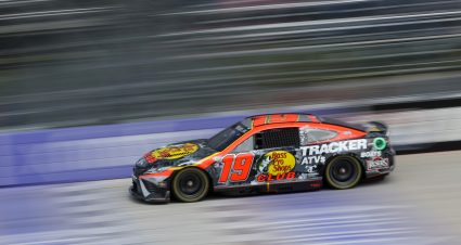 DOVER, DELAWARE - MAY 01: Martin Truex Jr., driver of the #19 Bass Pro Shops Toyota, drives during the NASCAR Cup Series Würth 400 at Dover International Speedway on May 01, 2023 in Dover, Delaware. (Photo by James Gilbert/Getty Images) | Getty Images