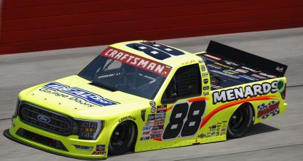 DARLINGTON, SOUTH CAROLINA - MAY 12: Matt Crafton, driver of the #88 Ideal Door/Menards Ford, drives during practice for the NASCAR Craftsman Truck Series at Darlington Raceway on May 12, 2023 in Darlington, South Carolina. (Photo by Jared C. Tilton/Getty Images) | Getty Images