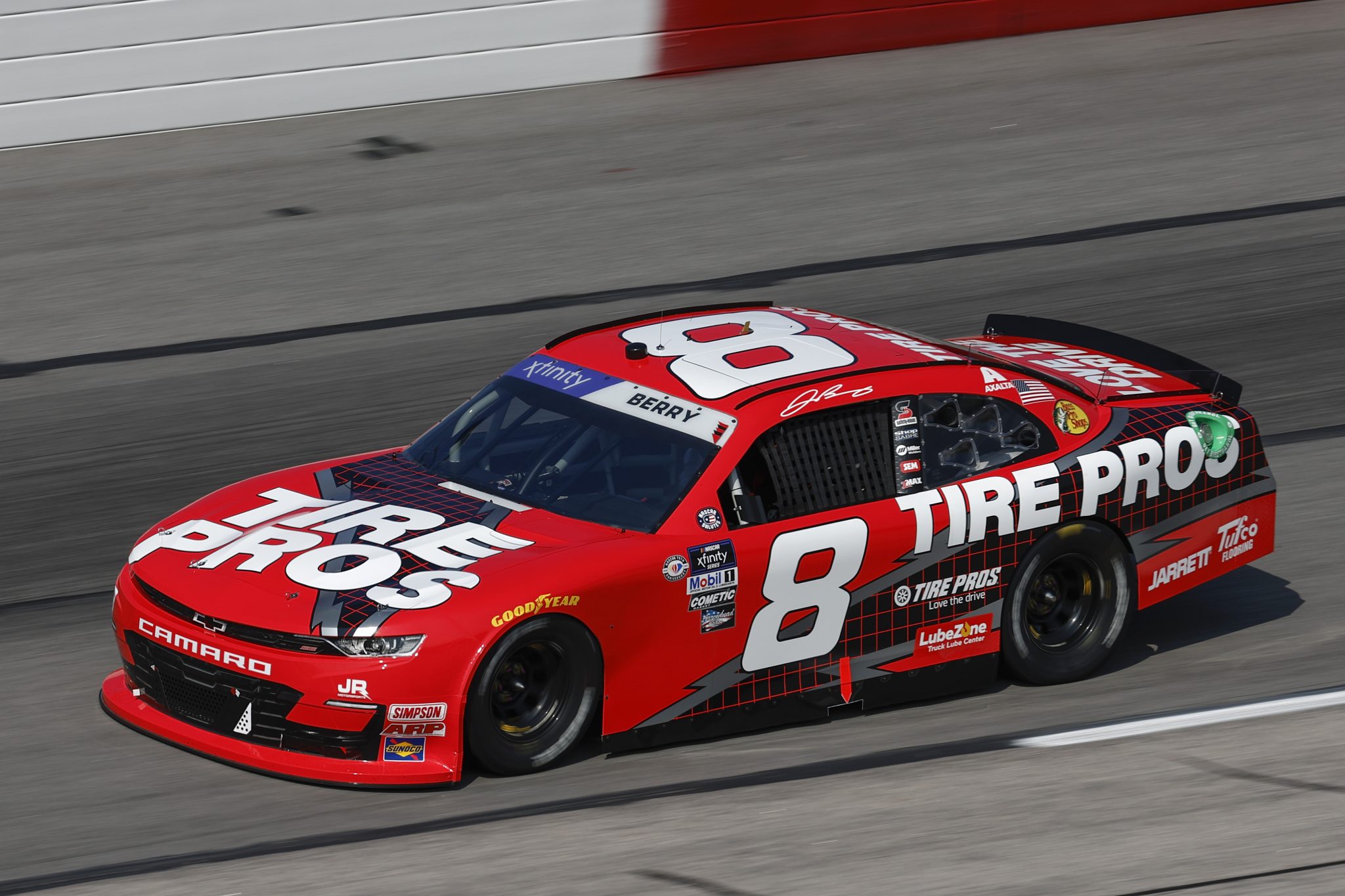 DARLINGTON, SOUTH CAROLINA - MAY 12: Josh Berry, driver of the #8 Tire Pros Love The Drive Chevrolet, drives during practice for the NASCAR Xfinity Series Shriners Children's 200 at Darlington Raceway on May 12, 2023 in Darlington, South Carolina. (Photo by Jared C. Tilton/Getty Images) | Getty Images