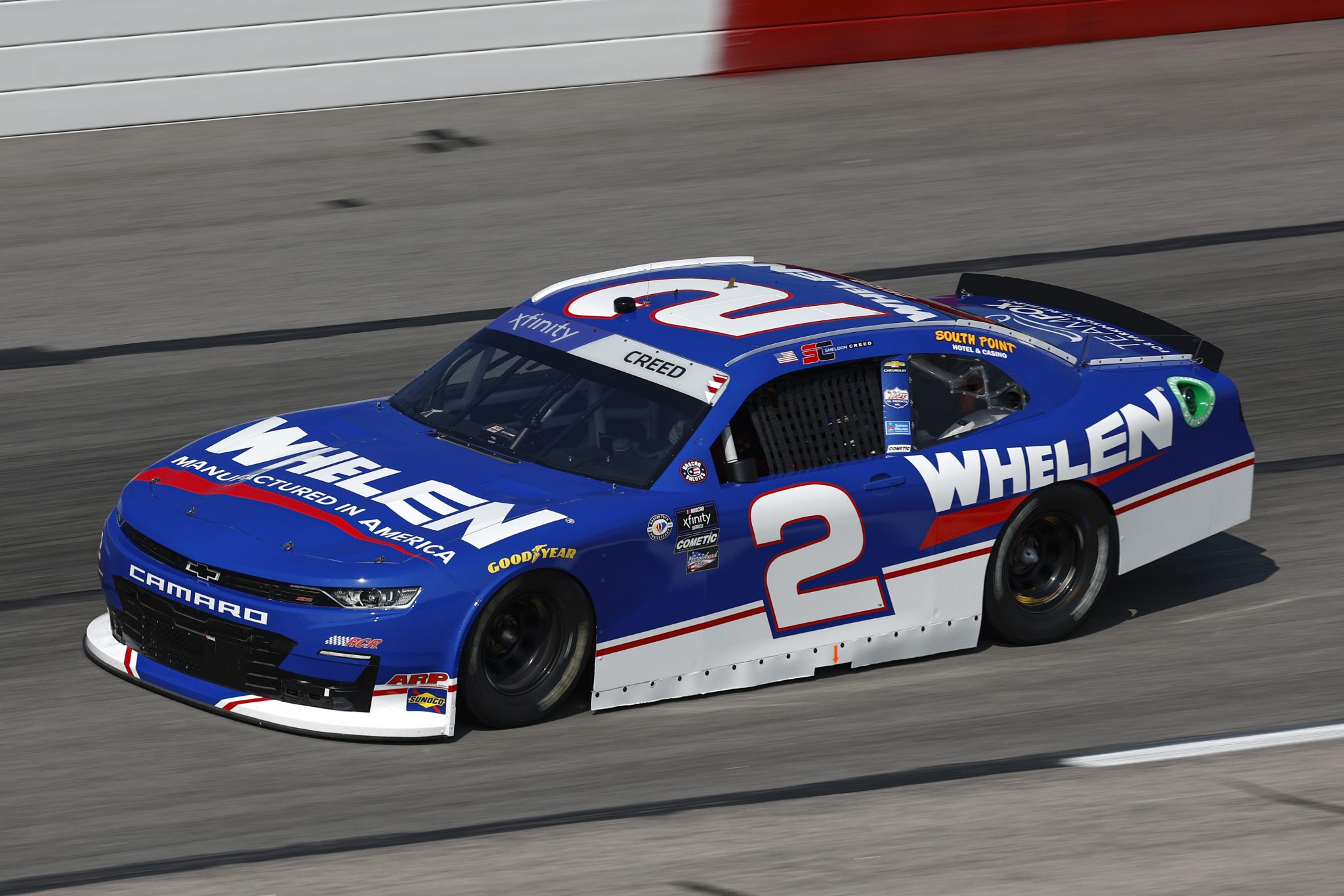 DARLINGTON, SOUTH CAROLINA - MAY 12: Sheldon Creed, driver of the #2 Whelen Chevrolet, drives during practice for the NASCAR Xfinity Series Shriners Children's 200 at Darlington Raceway on May 12, 2023 in Darlington, South Carolina. (Photo by Jared C. Tilton/Getty Images) | Getty Images