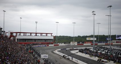 NORTH WILKESBORO, NORTH CAROLINA - MAY 19: A general view of the track during the NASCAR Cup Series All-Star Race Qualifying Pit Crew Challenge at North Wilkesboro Speedway on May 19, 2023 in North Wilkesboro, North Carolina. (Photo by Jared C. Tilton/Getty Images) | Getty Images