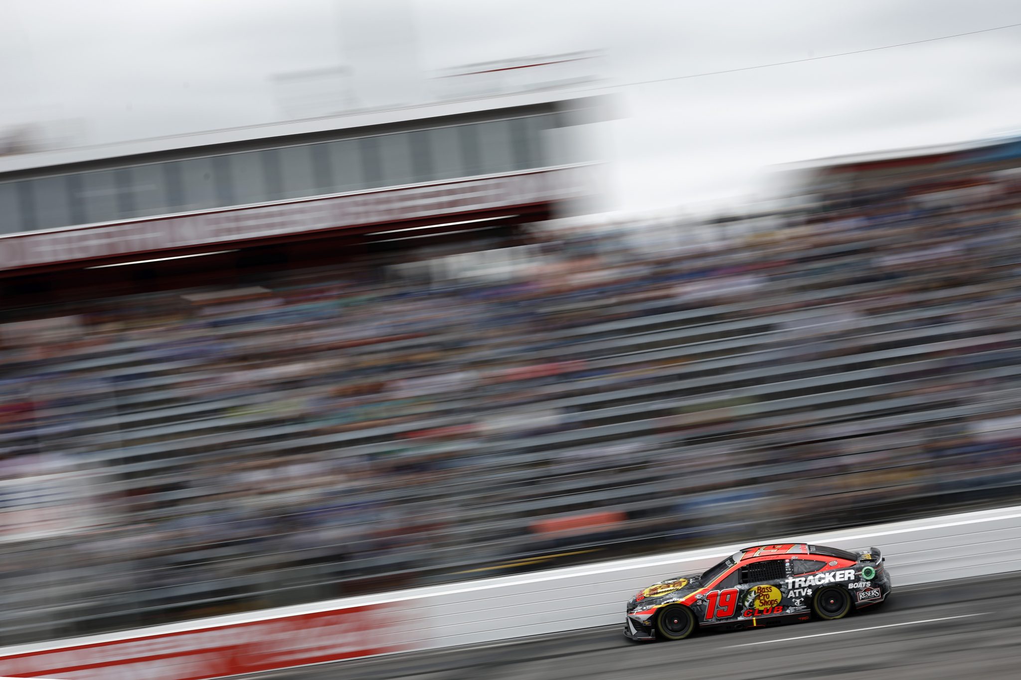 NORTH WILKESBORO, NORTH CAROLINA - MAY 19: Martin Truex Jr., driver of the #19 Bass Pro Shops Toyota, drives during practice for the NASCAR Cup Series All-Star Race at North Wilkesboro Speedway on May 19, 2023 in North Wilkesboro, North Carolina. (Photo by Jared C. Tilton/Getty Images) | Getty Images